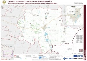 AGORA UKR Map REF Bilovodsk HromadaOverviewAndWaterServices 27SEP2021 A0
