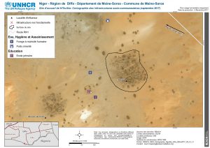 NER_Map_Infrastructures du site d'accueil de Nguibia_Novembre 2017