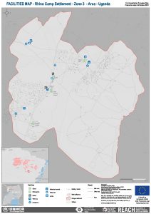 UGA_Map_Rhino Camp_Zone 3 Facilities_September 2018