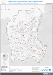 BGD_Map_CoxsBazar_ChildProtectionFacilities_Camp 4_28OCT2018_A1