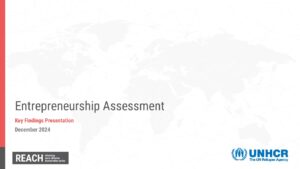 REACH Moldova Entrepreneurship sector Assessment Key Findings