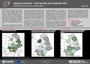 Hard-to-Reach, Food Security and Livelihood, Factsheet Borno and Adamawa state, Nigeria, August 2020