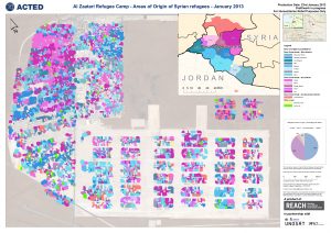 JOR_Al Zaatari Refugee Camp Areas of Origin of Syrian refugees - Jan 2013