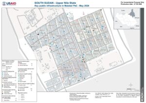 REACH SSD - Malakal POC ABA Facilities Map - May 2024