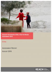 SYR_Report_Hasakeh Household MSNA_August 2016
