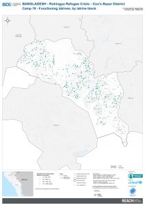 BGD_Map_CoxsBazar_Camp 19_Latrinefunctionality_28MAY2018_A0