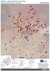 reach som map baidoa D idp shelter type 2017 a3