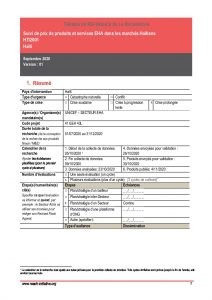 Haiti WASH market monitoring assessment - Terms of Reference, Septembre 2020