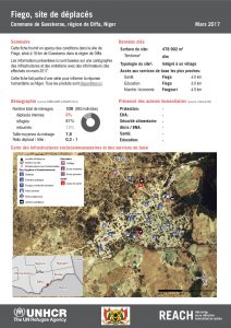 NER_HCR_Factsheet_Profil Site de Déplacés_Commune de Gueskerou_Fiego_Mars 2017