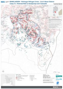 Bangladesh - Cox's Bazar - Camp 12 Potential Flood and Landslide Risk to Water Points