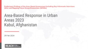 REACH Afghanistan, Area-Based Response, Key Findings Presentation, February 2024