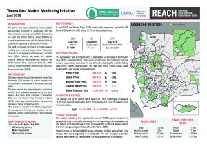 YEM_Situation Overview_JMMI_April 2019