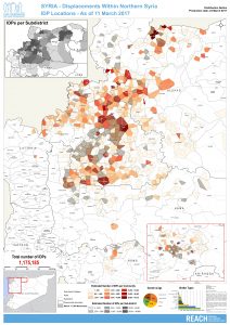SYR Map NorthWest IDP Tracking 23rd March 2017