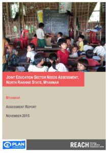 REACH Joint Education Needs Assessment in Rakhina State - Final report, November 2015