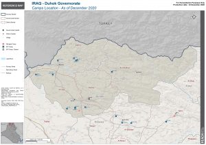 REACH IRQ Map REF Duhok CampLocation 23DEC2020 A1