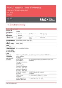 REACH Ukraine 2024 MSNA Terms of Reference - May 2024 - external