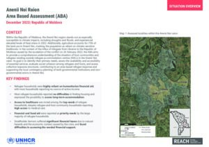 Anenii Noi Area-Based Assessment - Situation Overview