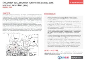 Suivi de la situation humanitaire au Mali, Mai 2024