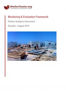 SOM_Guidance_Shelter Cluster Monitoring & Evaluation Framework_August 2015