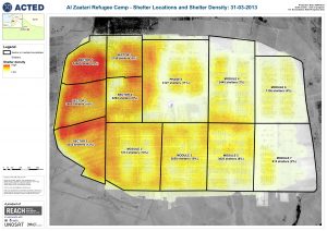 JOR_Al Zaatari Refugee CampShelter Locations and Shelter Density_ Mar 31 2013