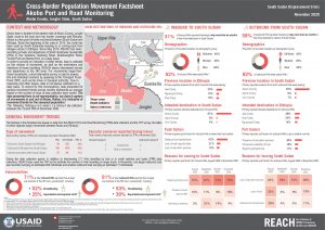 Port and Road Monitoring, Akobo, South Sudan – November 2020