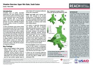 Area of Knowledge Assessment Situation Overview, Upper Nile State, South Sudan - Quarter 1 2020