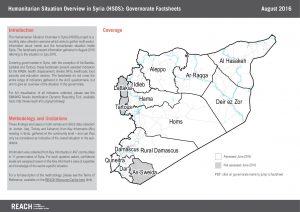 SYR_Governorate factsheets_August_2016