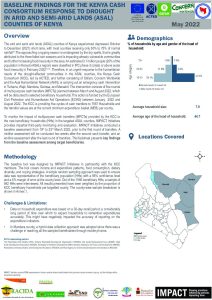 Kenya Cash Consortium MPCT in ASAL Counties Baseline Assessment, May 2022