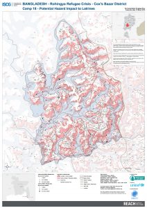 Bangladesh - Cox's Bazar - Camp 18 Potential Flood and Landslide Risk to Latrines