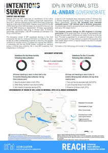 Intentions Survey: IDPs in Informal Sites, Iraq - October 2019