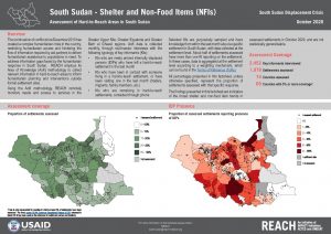 REACH SSD Factsheet Assessment of Hard to Reach Areas Shelter Oct 2020