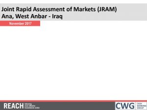 IRQ_Presentation_Ana Joint Rapid Assessment of Markets_November 2017