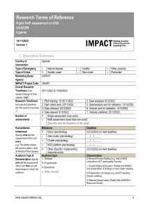 REACH Uganda_Rapid KAP Assessment on EVD_ToR (external, November 2022)