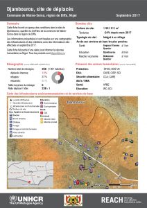 NER_Factsheet_Profil Site de Déplacés de Djambourou_Septembre 2017