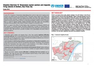 BRA_Situation Overview_Boa Vista_October_2018_EN