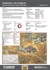 NER_Factsheet_Profil Site de Déplacés de Goudoumaria_Septembre 2017