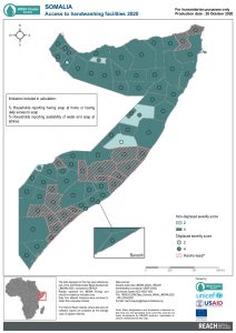 Somalia JMCNA 2020 Handwashing severity score October 2020