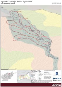 Aybak District Water User Group Map December 2019