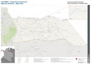 REACH Col Mapa de Referencia - Arauca, Abril 2021