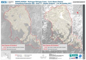 Bangladesh - Cox's Bazar - Kutupalong Extension Site - Zone TT Shelter Analysis Comparison - 6 to 26 October 2017