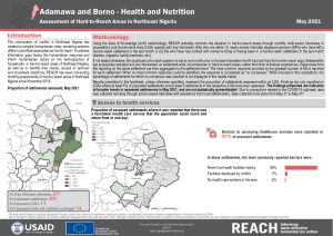 Humanitarian Situation Monitoring in Northeast Nigeria: Health Factsheet, May 2021