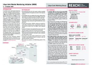 Libya Joint Market Monitoring Initiative Situation Overview - October 2020