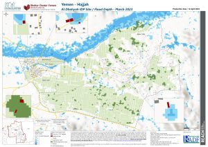 REACH Yemen: Flood Depth Map - Al Dhahyah IDP site