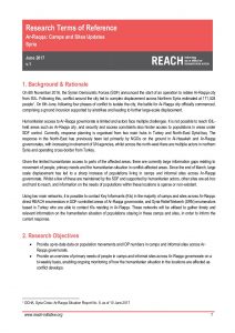 REACH_SYR_ToR_Ar-Raqqa camps and sites updates