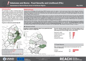 Humanitarian Situation Monitoring in Northeast Nigeria: Food security and Livelihood Factsheet, May 2021