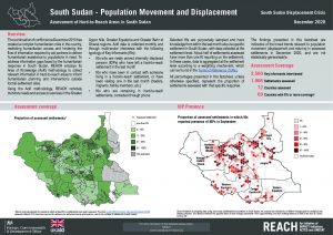 Population Movement Factsheet Assessment of Hard-to-Reach Areas, South Sudan, December 2020