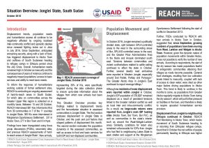SSD_Situation Overview_Jonglei State_October 2016