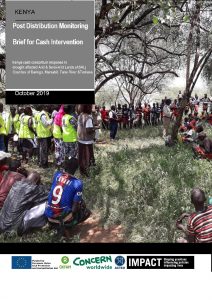 Kenya Cash Intervention PDM Assessment - October 2019
