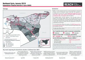 REACH_SYR_Factsheet_HSOS Regional Factsheet_NES_January 2019
