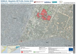 REACH SOM Map Mogadishu IDP Profile Heliwa Settlement Surfacearea per Person 05NOV2015 A3